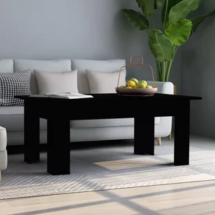 vidaXL vidaXL Stolik kawowy, czarny, 100x60x42cm, płyta wiórowa - Ławy i stoliki kawowe - miniaturka - grafika 1