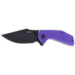 Nóż składany Sencut Actium Purple G10, Black Stonewashed D2 (SA02D) - Noże - miniaturka - grafika 2