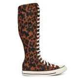 Trampki damskie - Trampki Converse Chuck Taylor All Star Xxhi Cheetah A17881C Brązowy - miniaturka - grafika 1