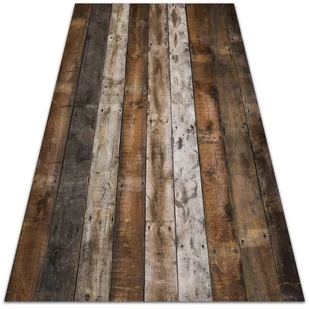 Dywan zewnętrzny tarasowy wzór Deski ciemna 60x90 cm - Dywany zewnętrzne - miniaturka - grafika 1