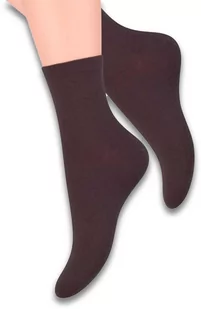 Skarpetki damskie Art. 037 brązowe Steven - Skarpetki damskie - miniaturka - grafika 1