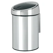 Kosze na śmieci - Brabantia Kosz na śmieci Touch Bin 3l stal błyszcząca - miniaturka - grafika 1