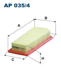 Filtron Filtr powietrza AP 035/4 - Mercedes C (W204) 200CGI, 250CGI, E (W212) - Filtry powietrza - miniaturka - grafika 1