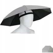 Parasole - Czapko Parasol Kapelusz z Parasolem Wędkarskim Bez Użycia Rąk Skuteczny - miniaturka - grafika 1