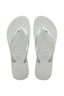 Havaianas japonki SLIM damskie kolor biały 4145651.0001 - Klapki i japonki damskie - miniaturka - grafika 1