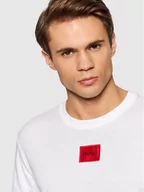 Koszulki męskie - Hugo T-Shirt Diragolino 212 50447978 Biały Regular Fit - miniaturka - grafika 1