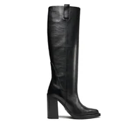 Kozaki damskie - Kozaki Bronx Western 14270-J Czarny - miniaturka - grafika 1