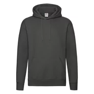 Bluzy męskie - Bluza męska z kapturem Hooded Sweat Premium Fruit of the Loom - Ciemnoszary XXL - miniaturka - grafika 1