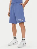 Spodenki męskie - Reebok Szorty sportowe Vector Pack Ri Logo 100202404 Niebieski Regular Fit - miniaturka - grafika 1