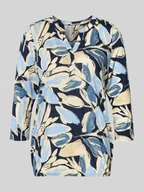 Bluzki damskie - Bluzka tunikowa o kroju regular fit z mieszanki wiskozy model ‘Felicity’ - miniaturka - grafika 1