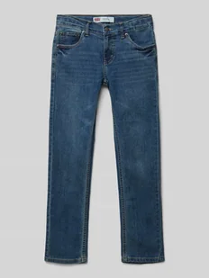Jeansy o kroju slim fit z wpuszczanymi kieszeniami model ‘511’ - Spodnie i spodenki dla chłopców - miniaturka - grafika 1