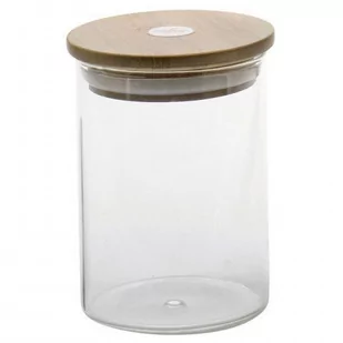 Zeller Szklany pojemnik z bambusową pokrywką 750ml B0037WXVAY - Pojemniki kuchenne - miniaturka - grafika 1