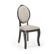 Krzesła - Krzesło Drewniane Velo Czarny / Beż Halmar - miniaturka - grafika 1