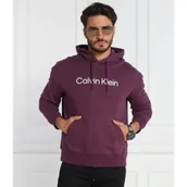 Bluzy męskie - Calvin Klein Bluza HERO LOGO HOODIE | Regular Fit - miniaturka - grafika 1