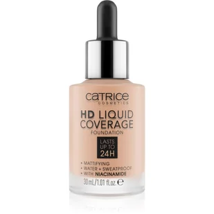 Catrice HD Liquid Coverage podkład w płynie 020 Rose Beige 30ml - Podkłady do twarzy - miniaturka - grafika 1