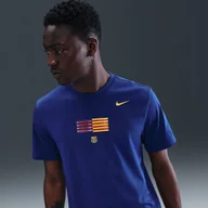 Koszulki sportowe męskie - Koszulka Nike FC Barcelona Crest Tee 25/26 HQ8405-455 - miniaturka - grafika 1