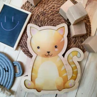 Lampy stojące - Kotek - Nocna lampka LED do pokoju dziecka - miniaturka - grafika 1