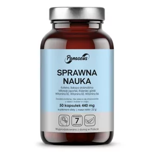 PANASEUS Panaseus Sprawna nauka 50 k. YA1739 - Suplementy naturalne - miniaturka - grafika 1