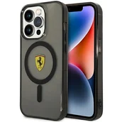 Etui i futerały do telefonów - Ferrari FEHMP14LURKK iPhone 14 Pro 6,1" czarny/black hardcase Translucent Magsafe - miniaturka - grafika 1