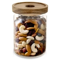 Pojemniki kuchenne - Pojemnik na produkty sypkie suche szklany z pokrywką uszczelką 970ml ORION 154503 - miniaturka - grafika 1