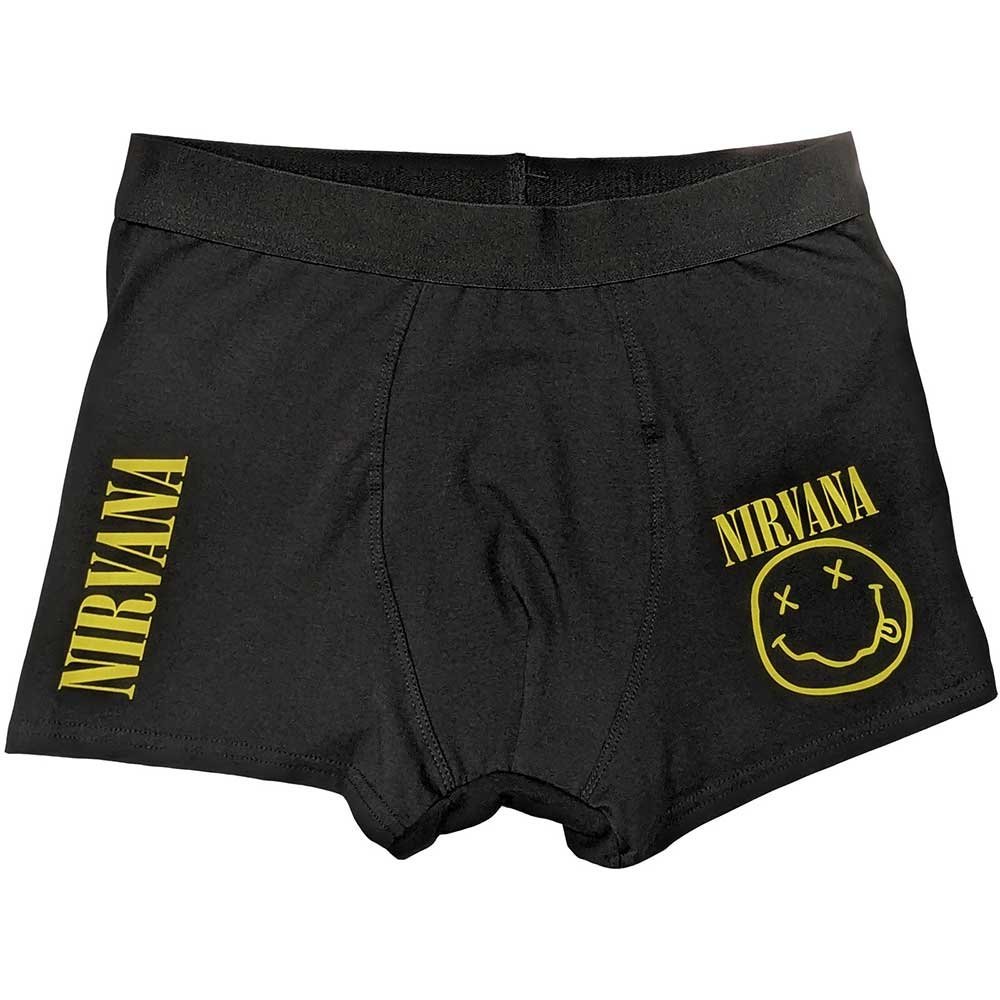 Bokserki Nirvana - Yellow Smile-Xxl