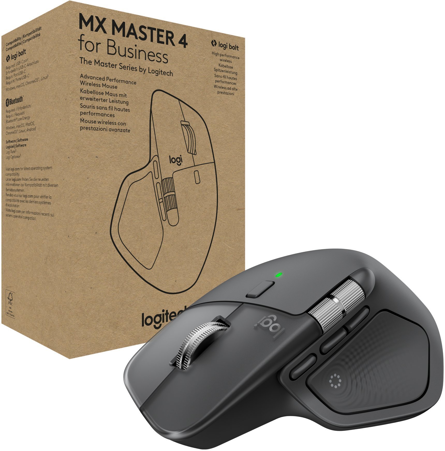 Logitech MX Master 4 for Bus-GRAPHITE-EMEA28i-935