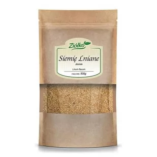 Ziółko Siemię Lniane złociste mielone 500 g - Herbata - miniaturka - grafika 1