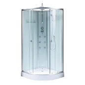 Kabiny z hydromasażem - Kabina prysznicowa z hydromasażem 80x80 WSH-7703A - miniaturka - grafika 1