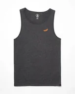 Koszulki męskie - Koszulka Volcom Volcom Pistol Stone Tank Top - HEATHER BLACK - XXL - miniaturka - grafika 1