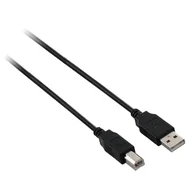 Kable komputerowe i do monitorów - V7 V7E2USB2AB-03M kabel USB 3 m USB 2.0 USB A USB B Czarny V7E2USB2AB-03M - miniaturka - grafika 1