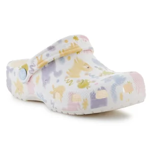 Klapki Crocs Classic Pastel Pets Clog K Jr 210995-0WV wielokolorowe - Buty dla dziewczynek - miniaturka - grafika 1