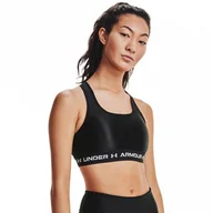 Bielizna sportowa damska - Biustonosz sportowy UNDER ARMOUR UA Crossback Matte/Shine - miniaturka - grafika 1