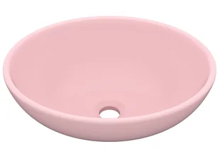 Ceramiczna umywalka na blat różowy mat Z5-M96 - Umywalki Ceramiczna umywalka na blat różowy mat Z5-M96 - Umywalki - miniaturka - grafika 1