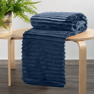 Koc mikroflano, D91, Soft, 170x210, grantowy, Eurofirany - Koce - miniaturka - grafika 1
