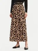 Spódnice - ONLY Spódnica plisowana Venedig 15251761 Brązowy Regular Fit - miniaturka - grafika 1