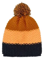 Czapki dla dzieci - Color Kids Czapka w kolorze jasnobrązowo-żółto-granatowym - miniaturka - grafika 1