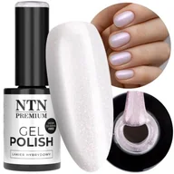Lakiery hybrydowe - Ntn Premium Lakier hybrydowy do paznokci 474 Whites opalizująca mgiełka - miniaturka - grafika 1