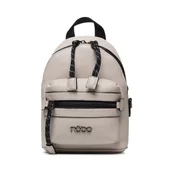 Plecaki - Plecak Nobo NBAG-L2200-C000 Biały - miniaturka - grafika 1
