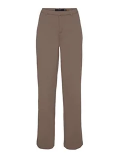 Spodnie damskie - VERO MODA Vmzamira Mr Straight Pant Ga Tall Noos spodnie damskie, Brown Lentil, XS / 36L - grafika 1