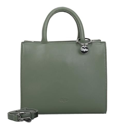Buffalo Damski Big Boxy Muse Dark Green Shopper, ciemnozielony