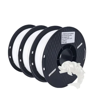 filament do druku 3D, średnica 1,75 mm, materiał przyjazny dla środowiska, wysoka jakość, 3 kg PLA biały - Filamenty i akcesoria do drukarek 3D - miniaturka - grafika 1