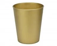 Naczynia i sztućce jednorazowe - Kubeczki wielokrotnego użytku złote 4szt - miniaturka - grafika 1