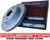 Tarcze hamulcowe - Przednia WIERCONA NACINANA tarcza hamulcowa POWERSTOP EVOLUTION Dodge Durango 2004-2009 - miniaturka - grafika 1