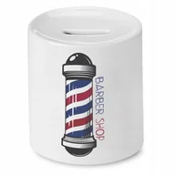 Skarbonki - SKARBONKA FRYZJERKI FRYZJERA BARBER SHOP PREZENT z Nadrukiem ze Zdjęciem - miniaturka - grafika 1