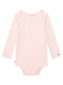 Body dla niemowląt - Tommy Hilfiger Body dziecięce Monotype KN0KN02133 Różowy - miniaturka - grafika 1