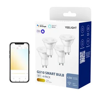 Yeelight Yeelight W1 GU10 ściemnialna 4szt - Systemy inteligentnych domów - miniaturka - grafika 1