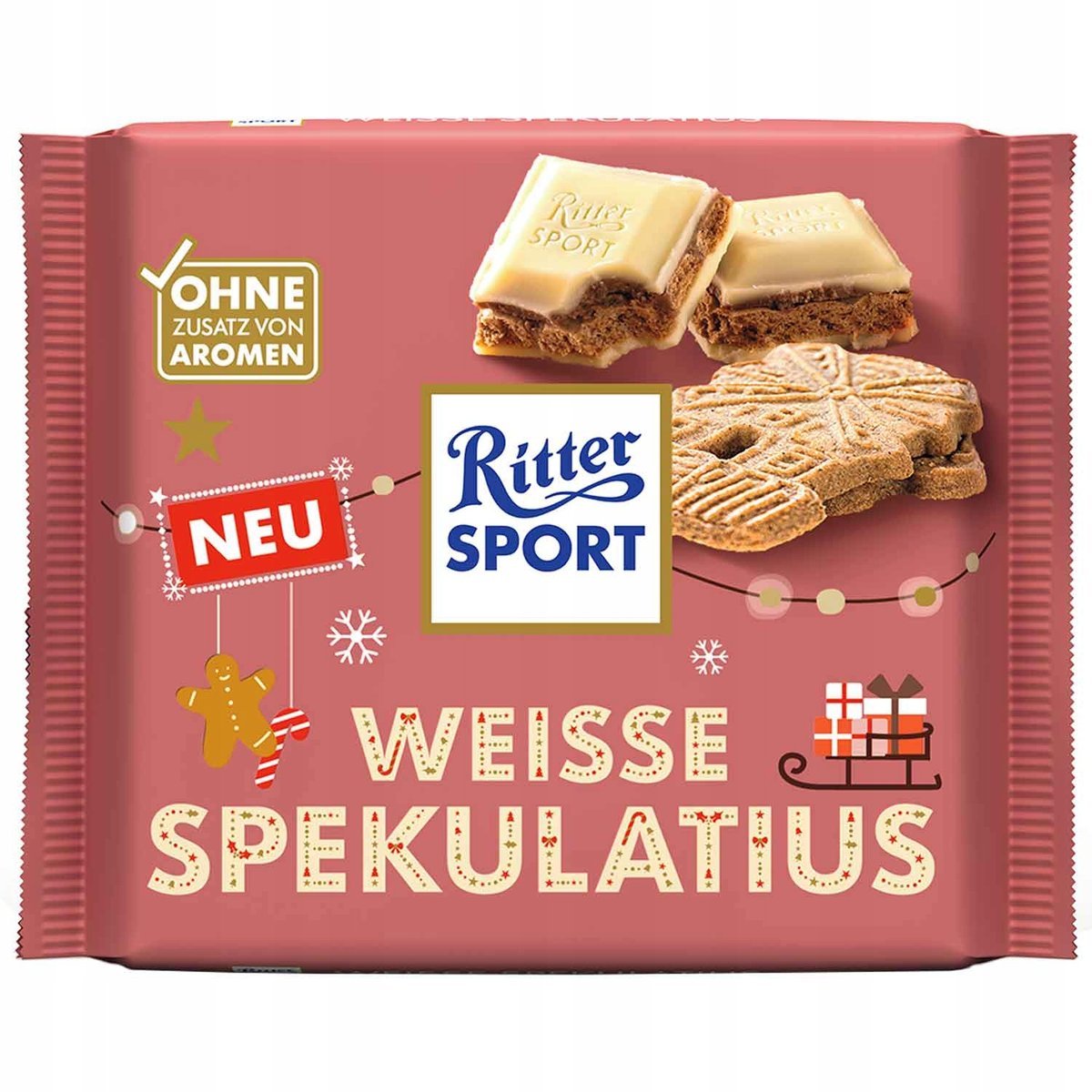 Ritter Sport Weisse Spekulatius Biała Nadziewana z Niemiec