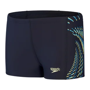 Dziecięce Bokserki kąpielowe SPEEDO PLMT PRNT ASHT JM 8-00316914375 – Czarny - Kąpielówki męskie - miniaturka - grafika 1