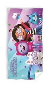 Okrycia kąpielowe dla dzieci - Koci Domek Gabi RĘCZNIK Kąpielowy Plażowy  Dziecięcy BASEN WAKACJE 140 x 70 cm - miniaturka - grafika 1
