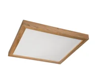 Lampy sufitowe - Brilagi-Ściemnialne oświetlenie LED WOODY FRAME LED/50W/230V dąb 60x60 cm IP44 + pilot - miniaturka - grafika 1